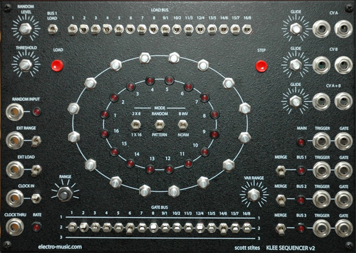 Klee v2 frontpanel with controls