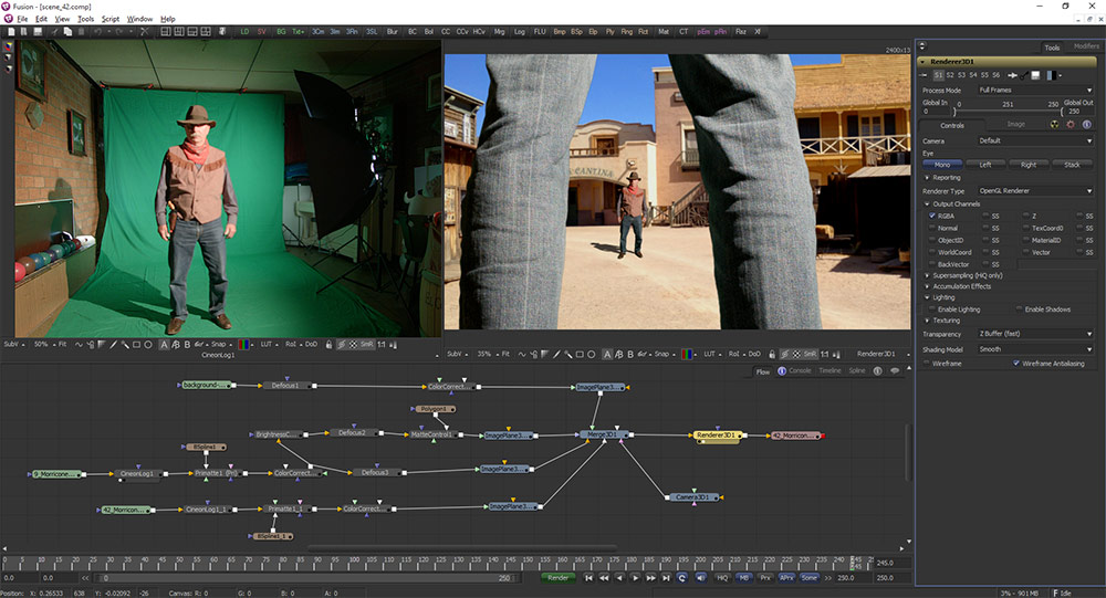 Compositing with Blackmagic Fusion 7