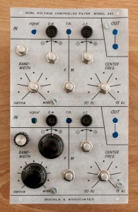 Buchla 291 - Front panel prototype