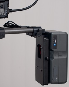 V-Mount Battery Rails Mount on camera