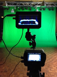 Dialing in the green screen lighting