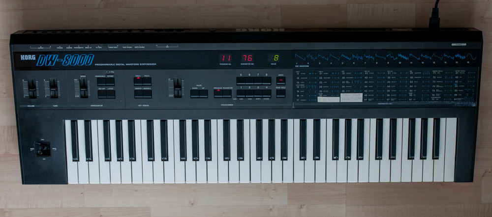 Korg DW-8000 synthesizer