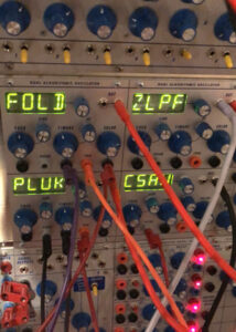 Detail of the modular patch for Almost Morning Now