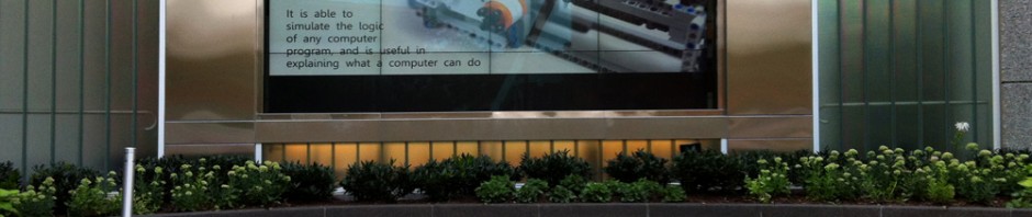 LEGO Turing Machine video on the Biowall