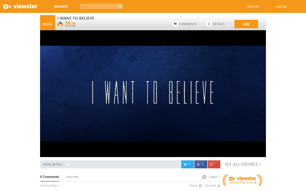 Viewster Online Film Fest screenshot